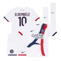 Dres Paris Saint-Germain Ousmane Dembele #10 Gostujuci za djecu 2024-25 Kratak Rukav (+ kratke hlače)